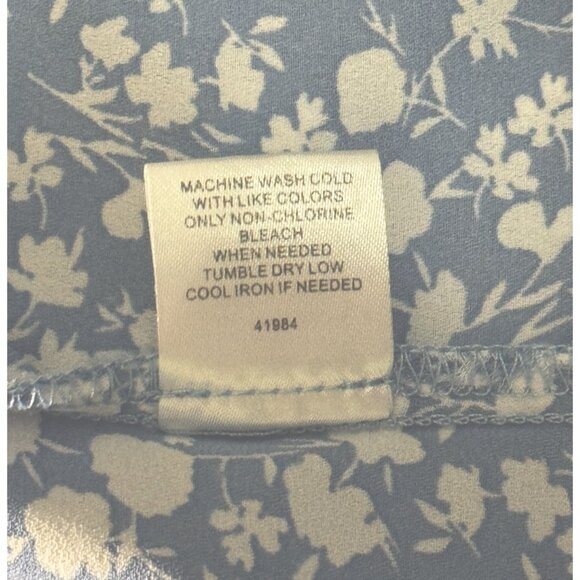 41 Hawthorn Lexie Sleeveless Pleated Blouse EUC | Medium | Blue - Picture 8 of 9